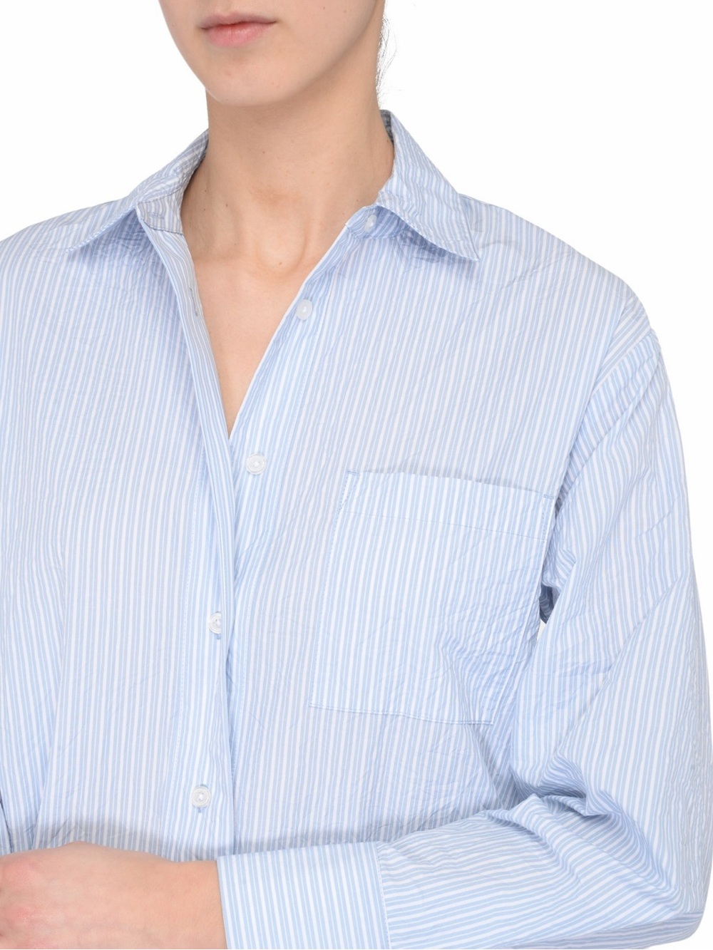 Micheal Kors Poplin Stripe Button Down
